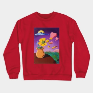 Valentine's Flowers Crewneck Sweatshirt
